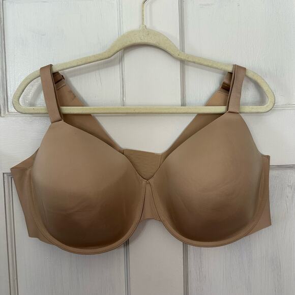 Soma Vanishing 360 Perfect Coverage Bra‎ Tan Womens Size 44DD Smoothing Comfort - Picture 1 of 6